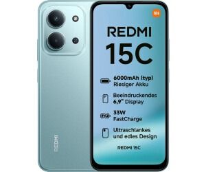 Xiaomi Redmi 15C 256GB+8GB 128GB+6GB 128GB+4GB  6.9" 120Hz IPS LCD Display 50MP Camera 6000mAh Battery 33W Hyper-Charge Gorilla Glass 3 Dual SIM IP64 MTK Helio G81 Ultra Android Smartphone