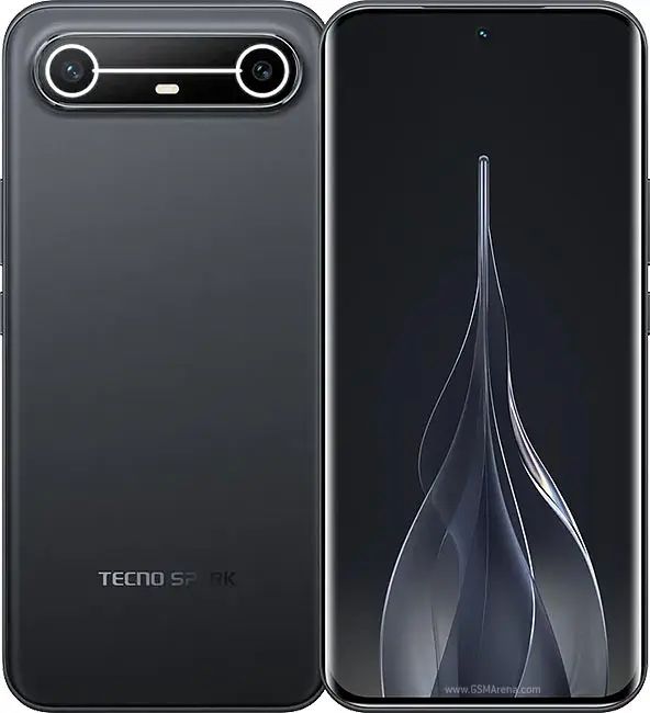 New Arrival Tecno Spark Slim 256GB 8GB Smartphone 5160 mAh Large Battery with 45W Super fast Charging IP 64 Rated Splash and dust resistance 6.78" Amoled Display 50MP Main Camera 13MP Selfie Tecno Pho