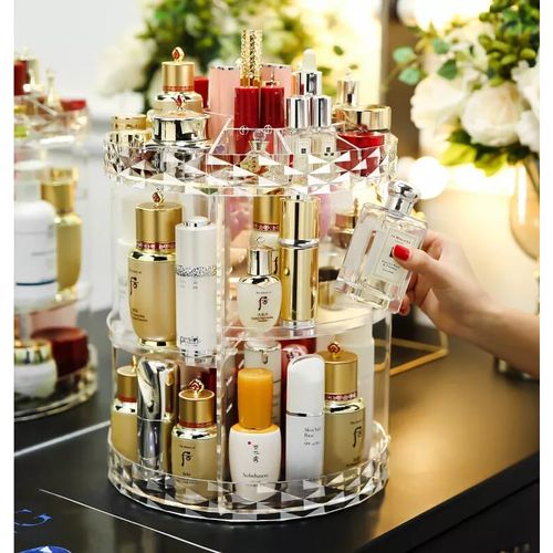 Acrylic Rotating Makeup Organizer