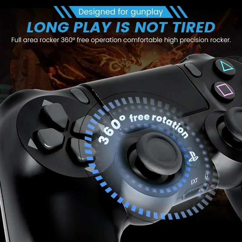 Controller for PS4 Slim Pro Joystick Gamepad Dual Vibration Wireless Bluetooth Joypad For PlayStation 4 Joypad PC/IOS/Android