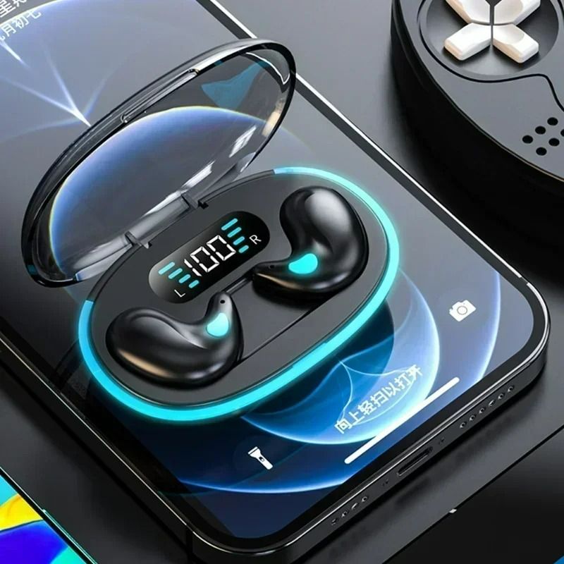 X55 Mini Earphone Wireless Earphone Headphones Noise Reduction Sport Game Sleep Bluetooth 5.0 Earbuds HIFI Stereo Music Headset