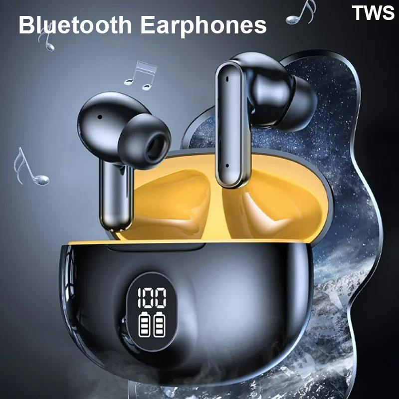 Bluetooth Earphones Wireless Headphone ENC-Calling Noise Cancelling Headset HiFi Stereo Handsfree Earphone HS510 Pro For Xiaomi