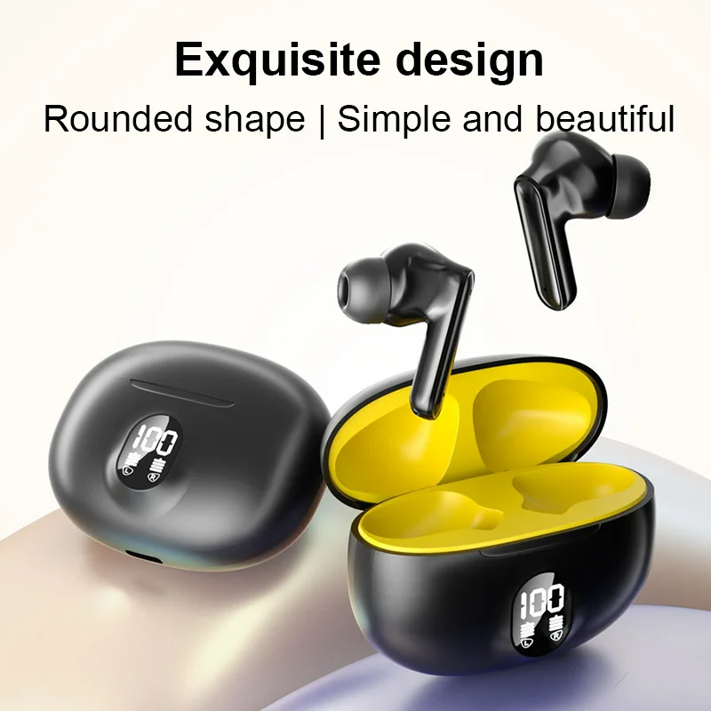 Bluetooth Earphones Wireless Headphone ENC-Calling Noise Cancelling Headset HiFi Stereo Handsfree Earphone HS510 Pro For Xiaomi