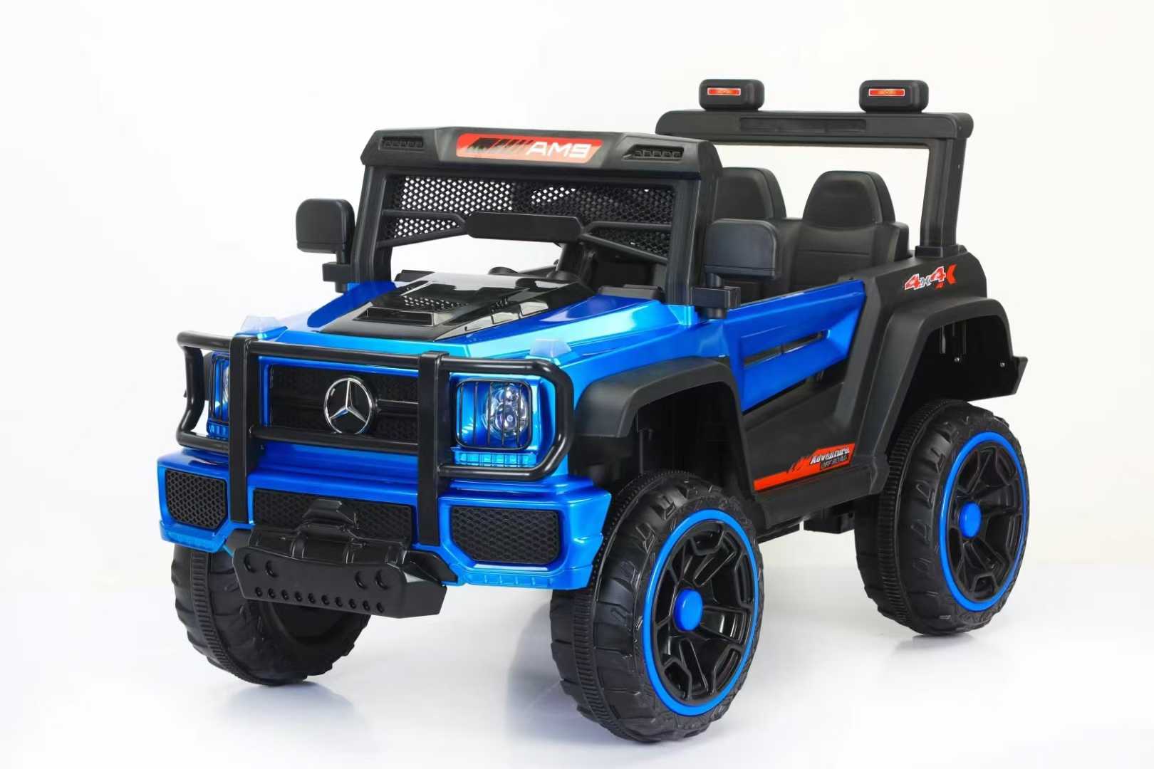 Rechargeable Kids' Off-Road Jeep – Big Wheel Electric Car for Toddlers with Parental Remote Control