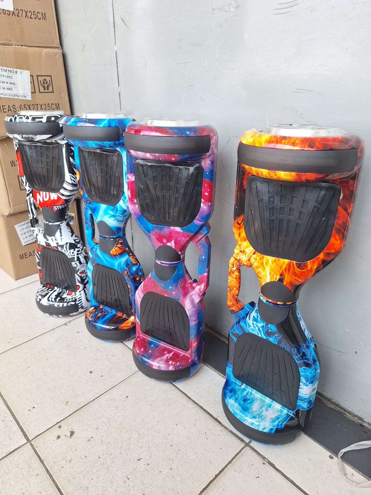 Electric Hoverboard Self-Balancing Scooter with LED Lights & Bluetooth-(8 inch)