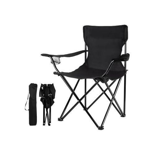 Foldable Camping Chair with Cup Holder – Portable Outdoor Chair for Camping, Beach & Events