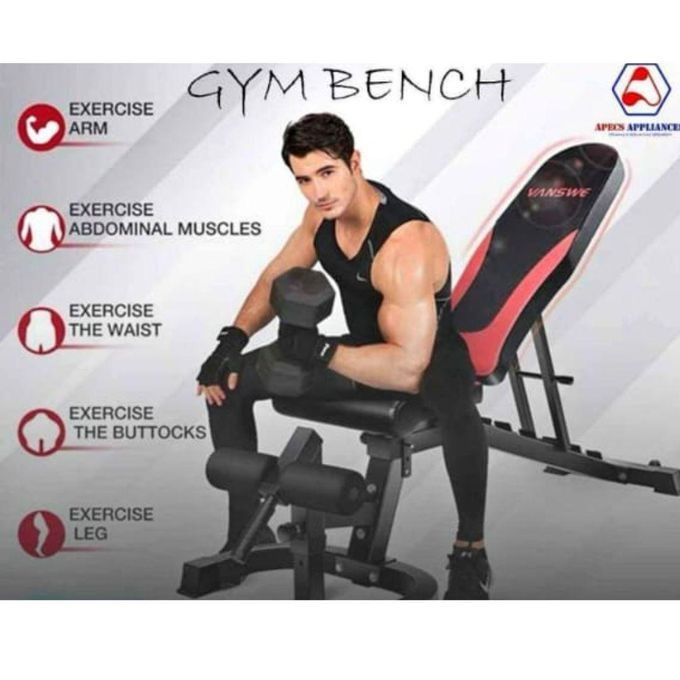 Gym Bench - Fitness Performance Adjustable Ab Board--ABS WORKOUT & UTILITY BENCHES
