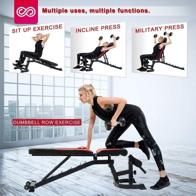Gym Bench - Fitness Performance Adjustable Ab Board--ABS WORKOUT & UTILITY BENCHES