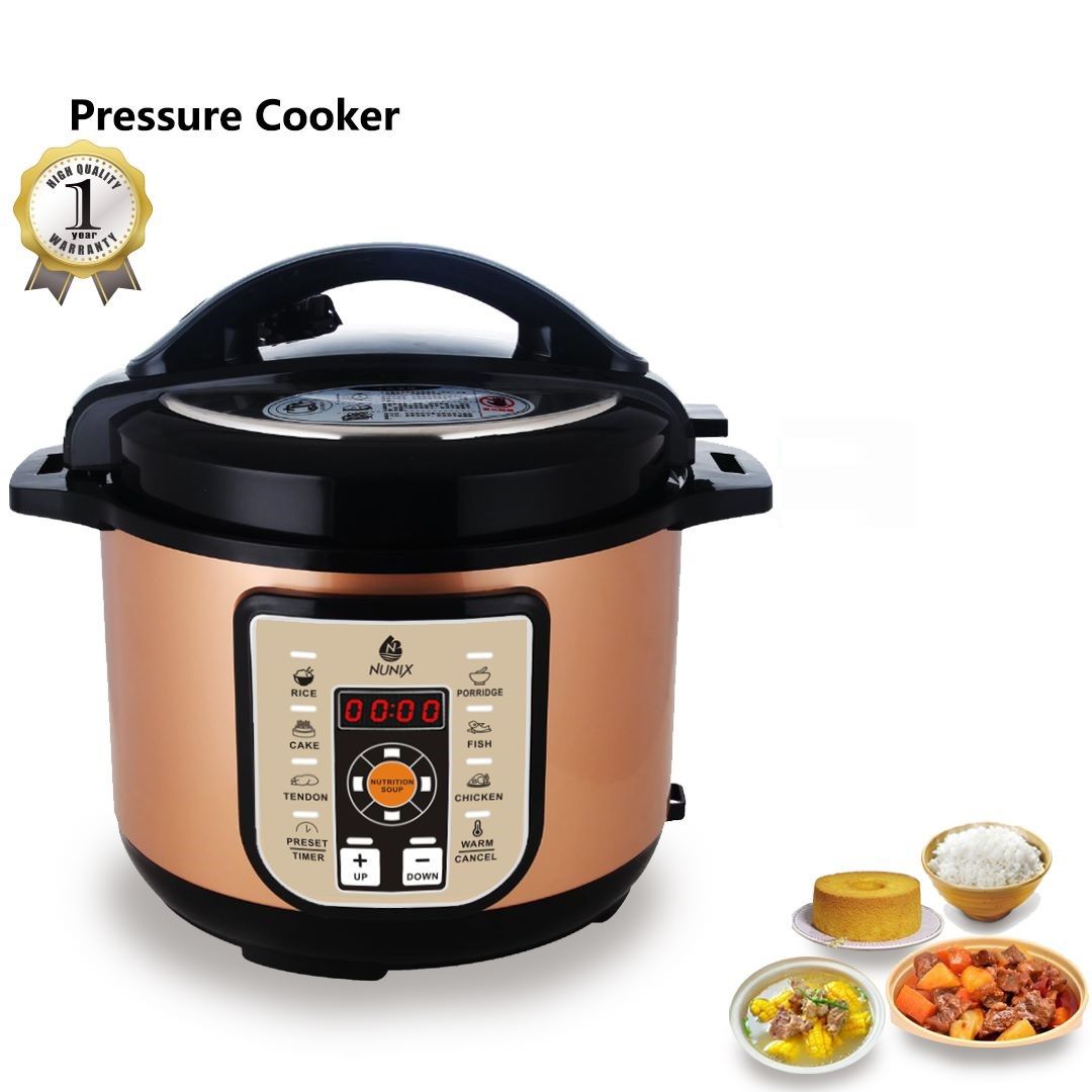 5LTRS Electric Pressure Cooker/rice Cooker Multi-functional 1000W