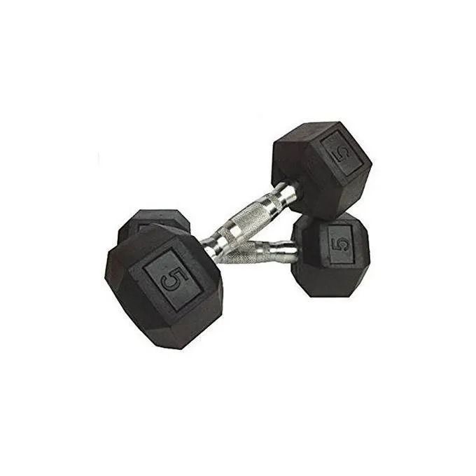 5KG HEXAGON DUMBBELLS(PRICE INDICATED IS PER SINGLE HAND)