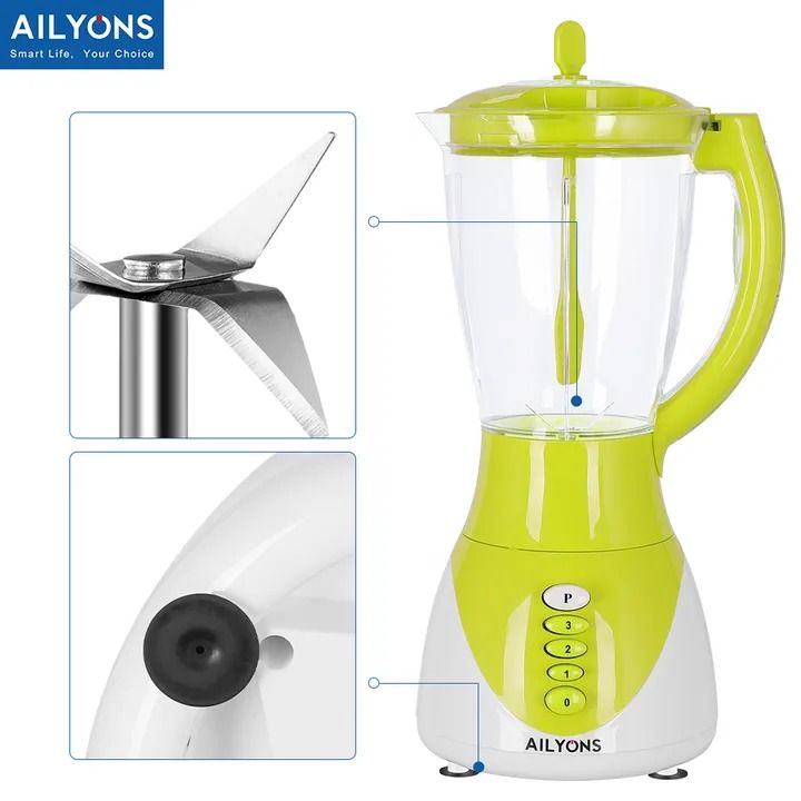 AILYONS FY-1731 Blender 2 In 1 With Grinder Machines 1.5L (1YR WRTY)