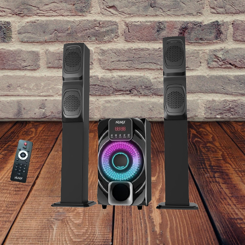 Nunix 2.1ch Home Theater System Speakers Bluetooth Woofer woofers Speaker Systems AC/DC Black 12000w M7