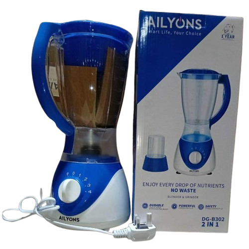 AILYONS FY-1731 Blender 2 In 1 With Grinder Machines 1.5L (1YR WRTY)