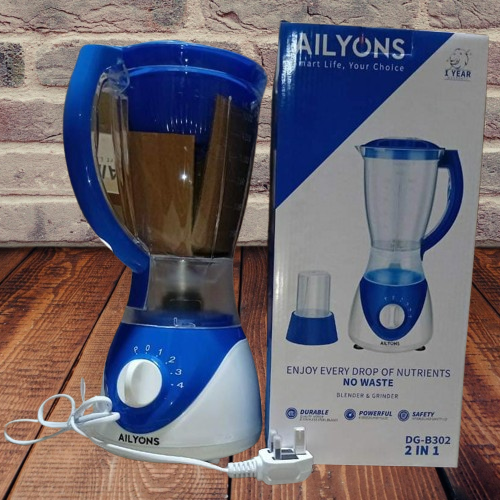 AILYONS FY-1731 Blender 2 In 1 With Grinder Machines 1.5L (1YR WRTY)