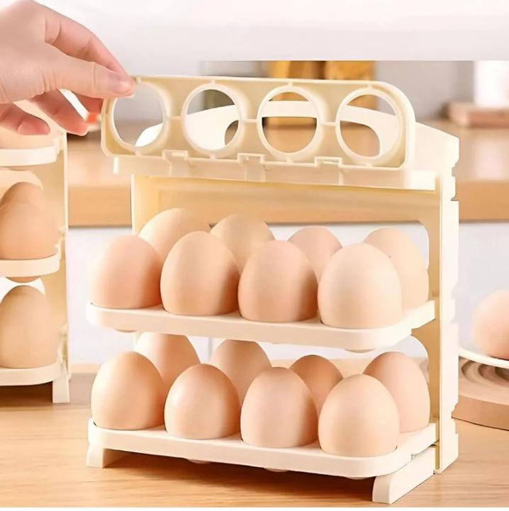 3-Layer Acrylic 30 Egg Storage Fridge Box