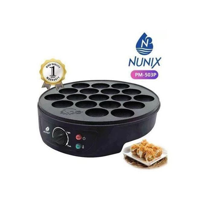 Electric Popcake Maker / Vitumbua Maker – Nunix 18-Slot Non-Stick Baking Machine