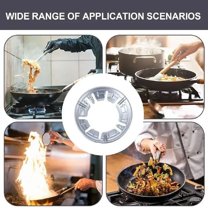 a set of four reusable, non-stick gas stove burner covers or liners designed to protect the stovetop surface from spills, grease, and food debris during cooking.