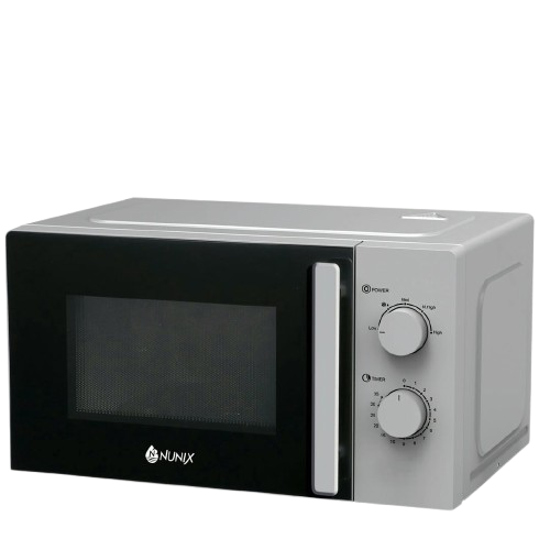Nunix Microwave Oven 20L C20MX1 – 700W Compact Kitchen Microwave with Defrost Function & Easy Controls