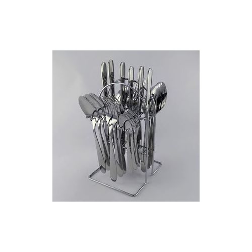 24 Pieces Silver Cutlery Set Forks, Knives & Spoon