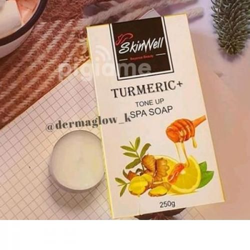 SkinWell Turmeric Soap Alpha Arbutin Anti Spot, Lightening Skin Correcting Spa- 250g