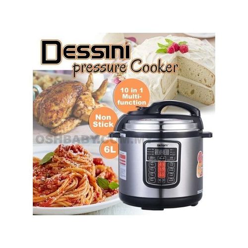 Dessini 6L Electric Pressure Cooker With Timer