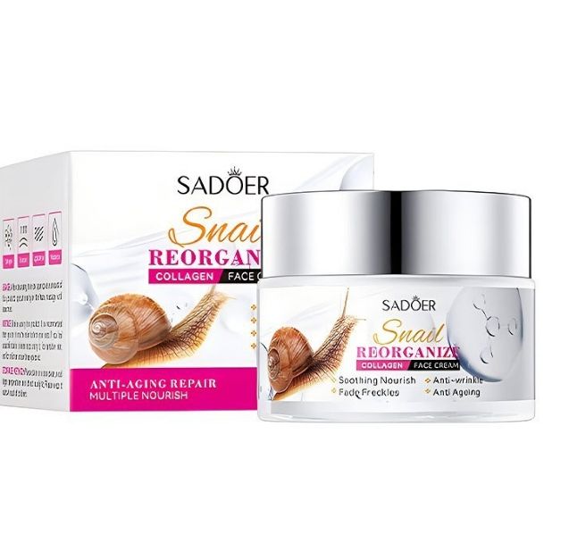 SADOER Snail Reorganize collagen face cream -50g