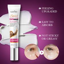 SADOER Snail Reorganize Collagen Eye Cream Anti-Aging Hydration Dark Circle Reduction Firming -20g