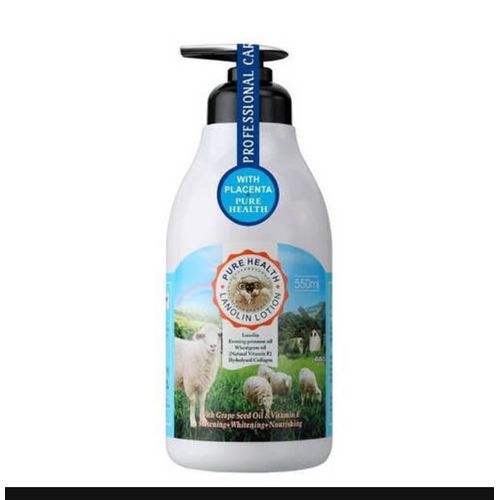 Fruit Of The Wokali Goat Milk Pure Health Lanolin Whitening Lotion -550ml.