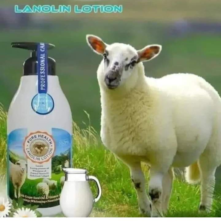 Fruit Of The Wokali Goat Milk Pure Health Lanolin Whitening Lotion -550ml.