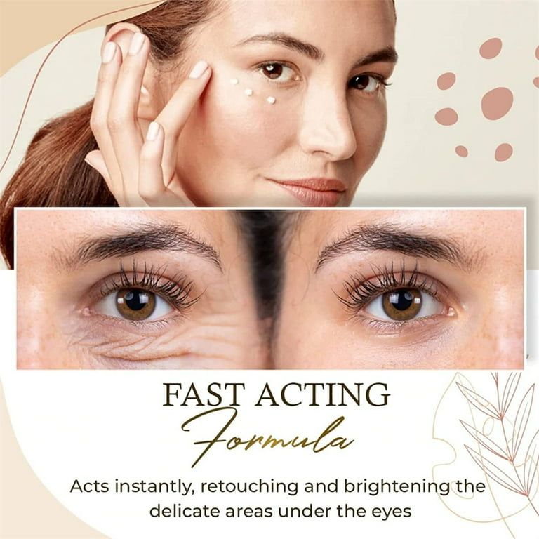 Bioaqua Rice Raw Pulp Eye Cream - Eye Cream for Dark Circles and Puffiness, Eye Cream Anti Aging, Aging Lifting Eyes Serum Cream for Women & Men 20g