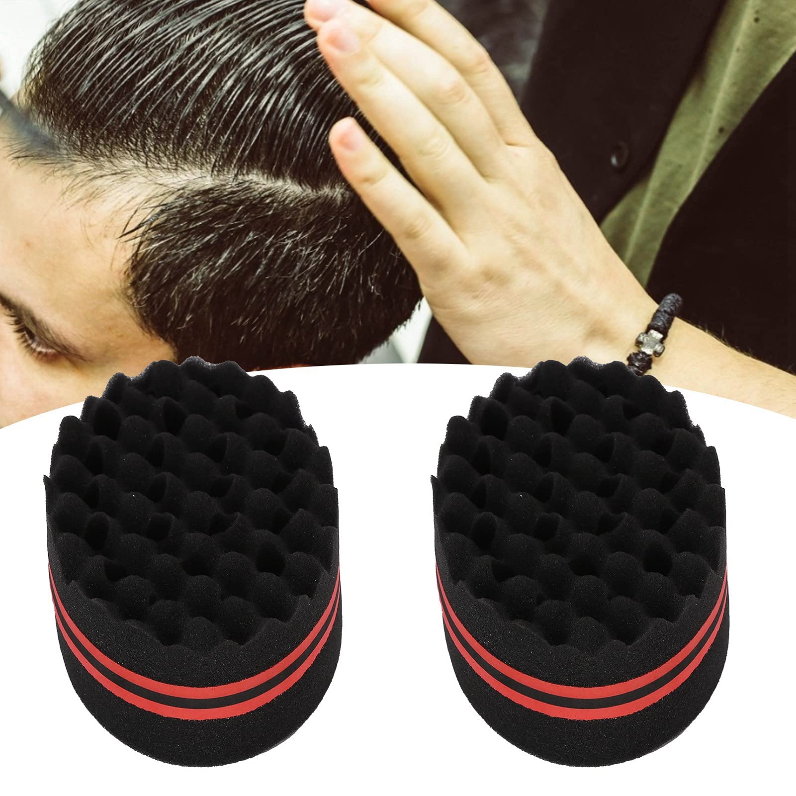 Hair Curl Sponge  Brush