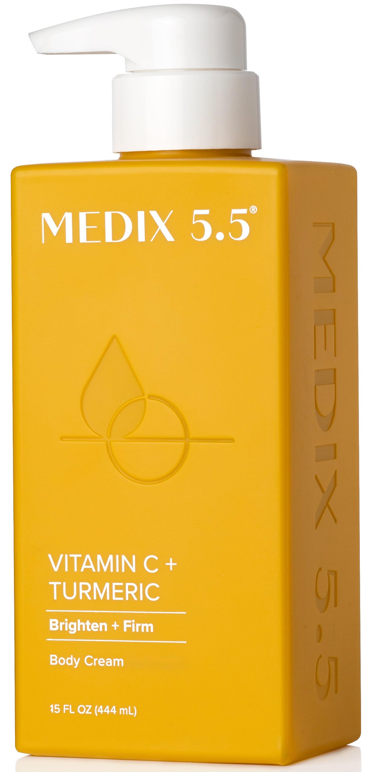 MEDIX 5.5 Vitamin C+ turmeric  Cream Face & Body Lotion Moisturizer | Anti Aging Skin Care Firming & Brightening Cream Diminishes The Look Of Uneven Skin Tone, Age Spots, & Sun Damaged Dry Skin 444ml