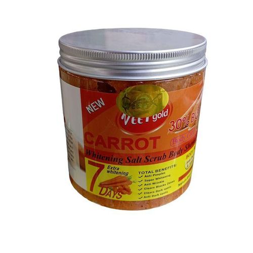 Veet Gold Carrot Whitening Salt Body Scrub 500g