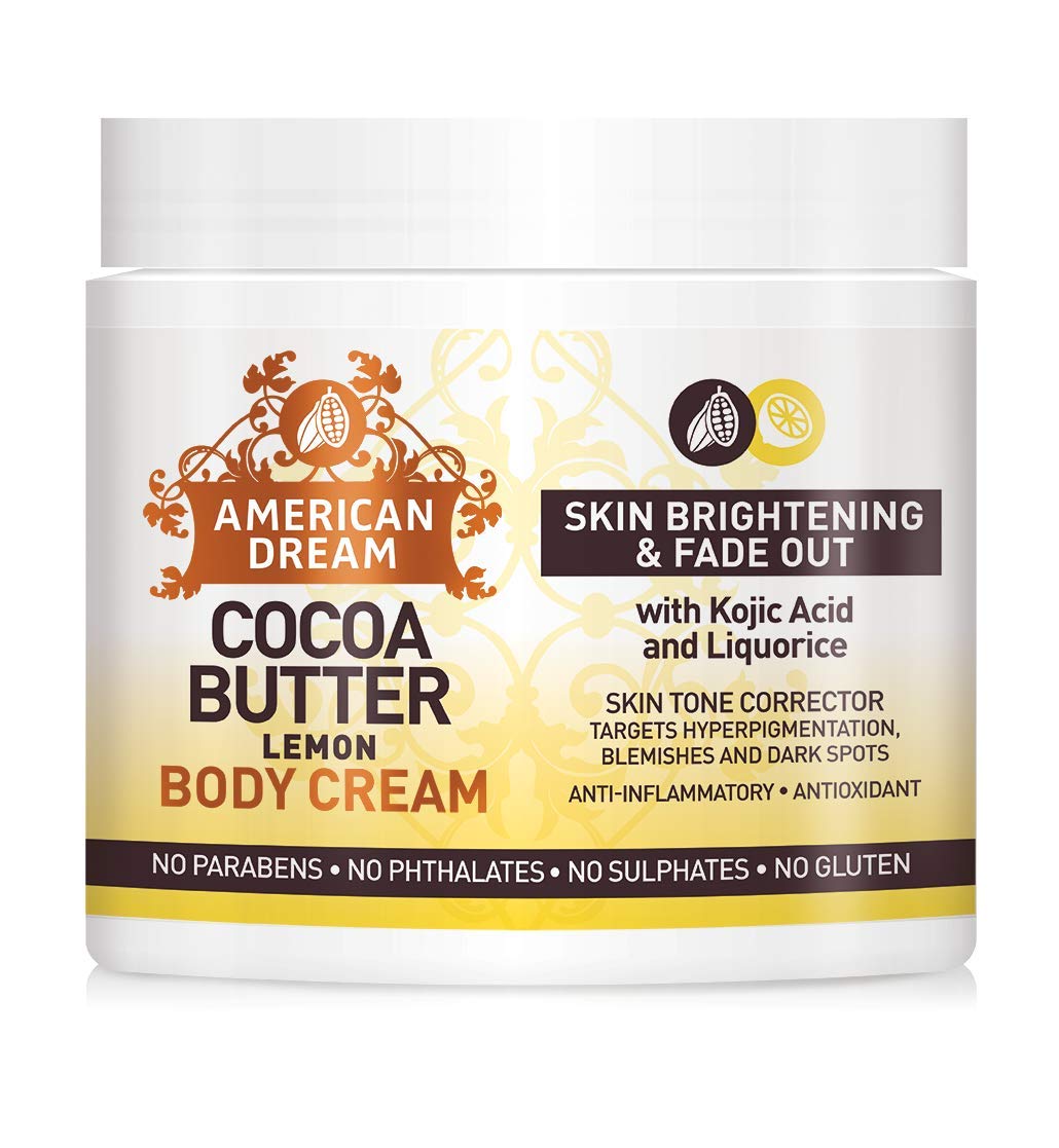 American Dream Lemon Cocoa Butter For Skin Brightening & Fade Out- Kojic Acid