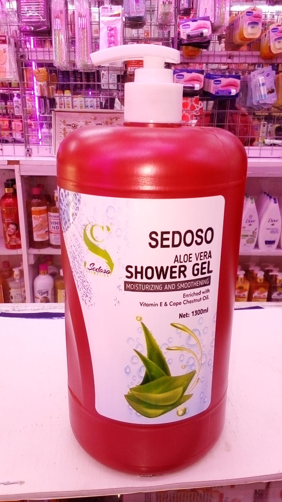 Sedoso Aloe Vera Shower Gel Moisturizing & Smoothing 1300ML
