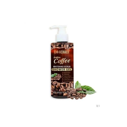 DR MEINAIER Arabica coffee showering gel whitening cleansing scrub 1000 ml