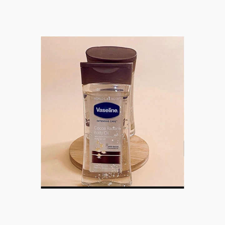 Vaseline Cocoa Radiant Body Oil With Cocoa Butter Gel-200ml