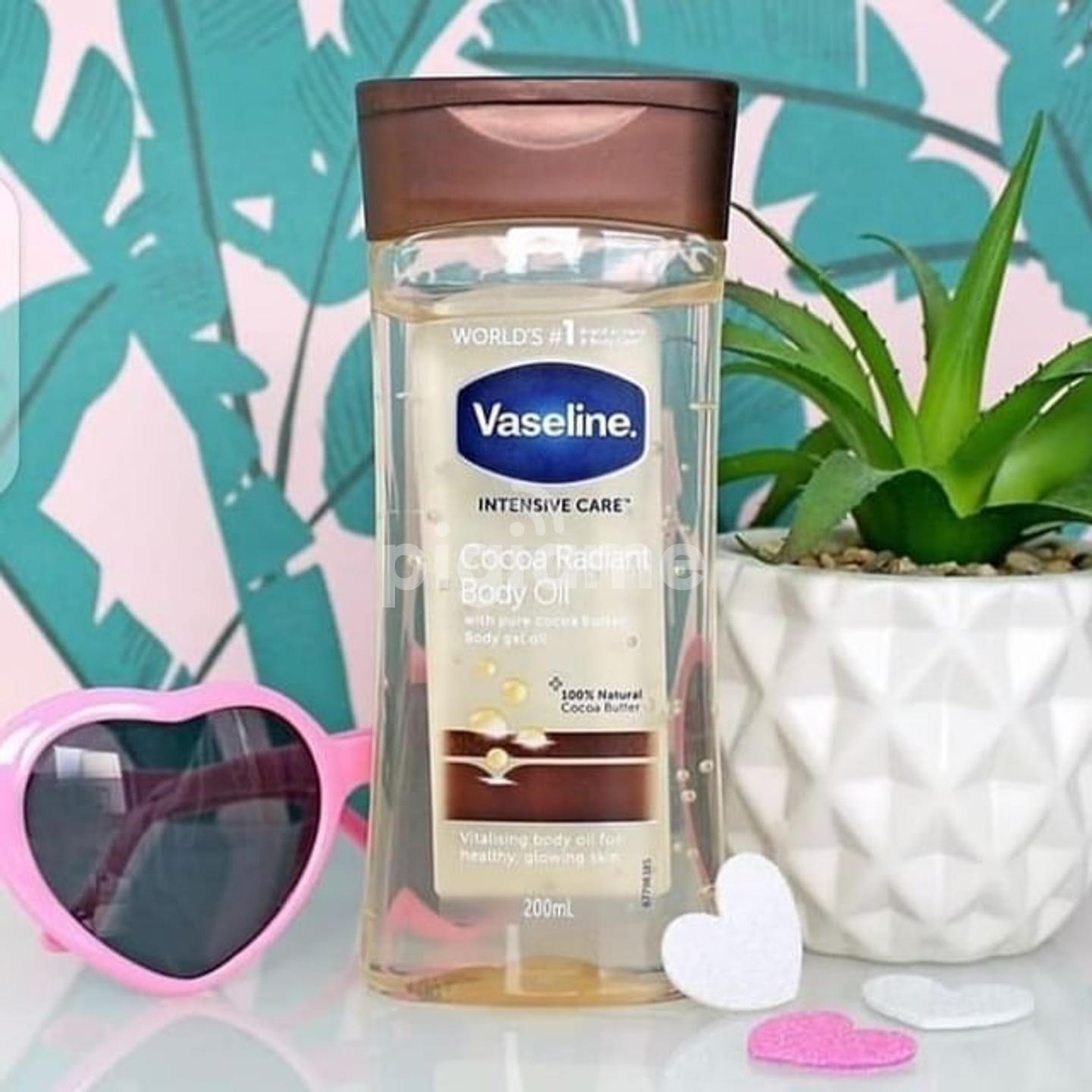 Vaseline Cocoa Radiant Body Oil With Cocoa Butter Gel-200ml