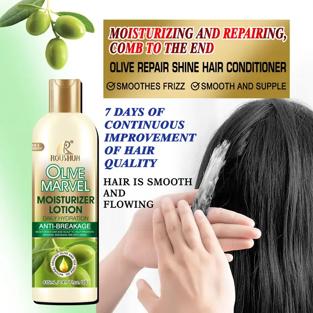 Roushun Olive Moiturizer Anti Breakage Hair Lotion 435 ml