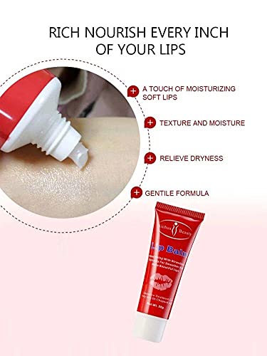 Aichun Beauty lip balm moisturizing and soothing highly concentrated lips with strawberry - 50 gm