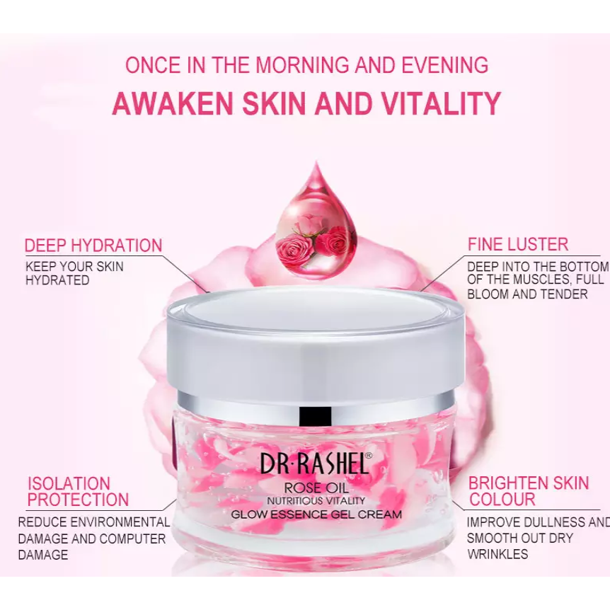 Dr. Rashel Rose Oil Nutritious Vitality Glow Essence Gel Cream 50g