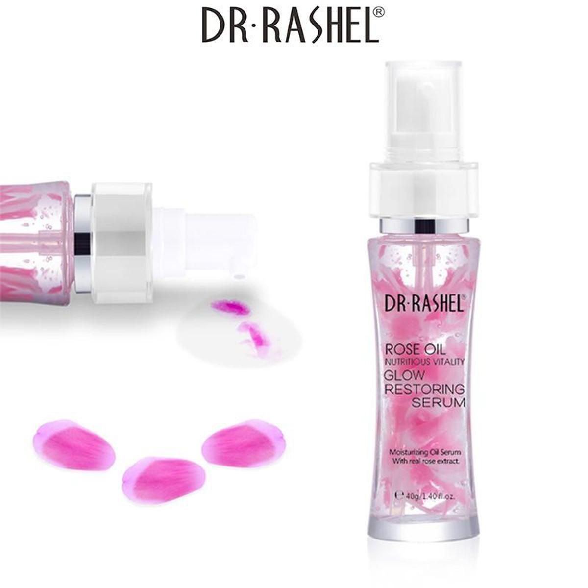 Dr Rashel Rose Oil Nutritious Vitality Glow Restoring Face serum 40 ml