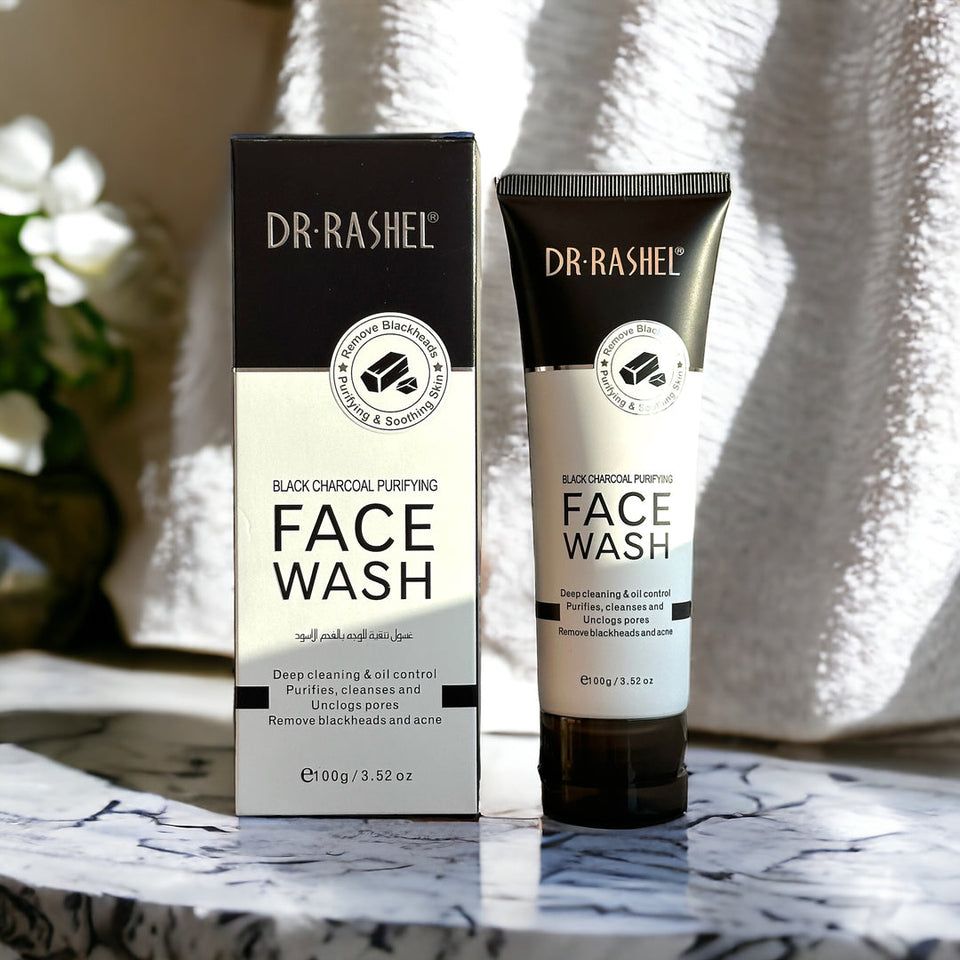 Dr. Rashel Black Charcoal Purifying Face Wash 100g