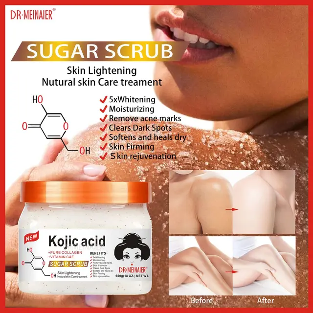 Dr.Meinaier Kojic Acid Brightening Sugar Scrub 650g