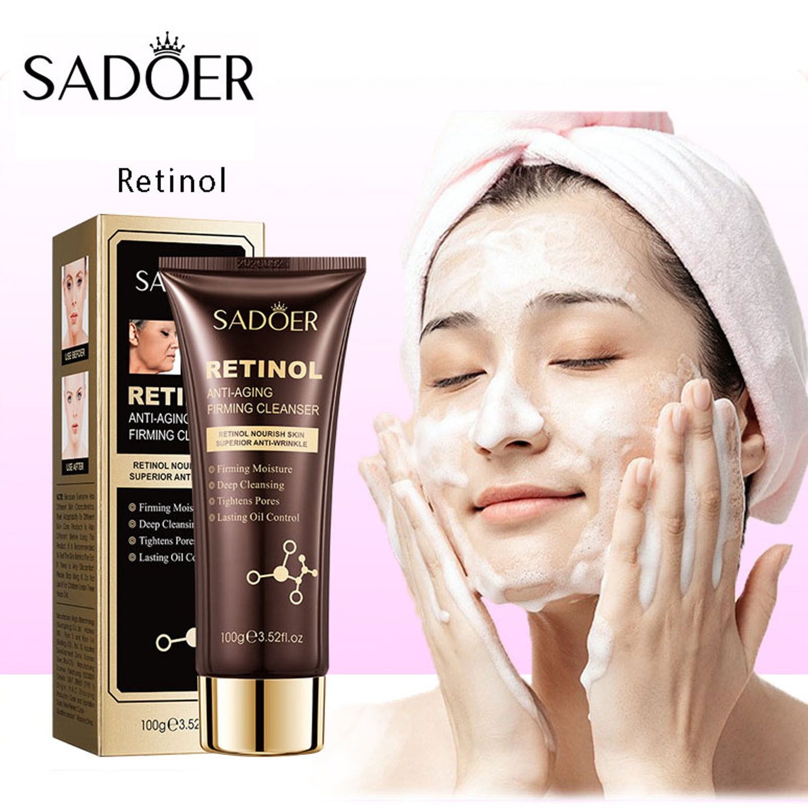 Retinol Anti Aging Cleanser Face Wash Cleanser 100g