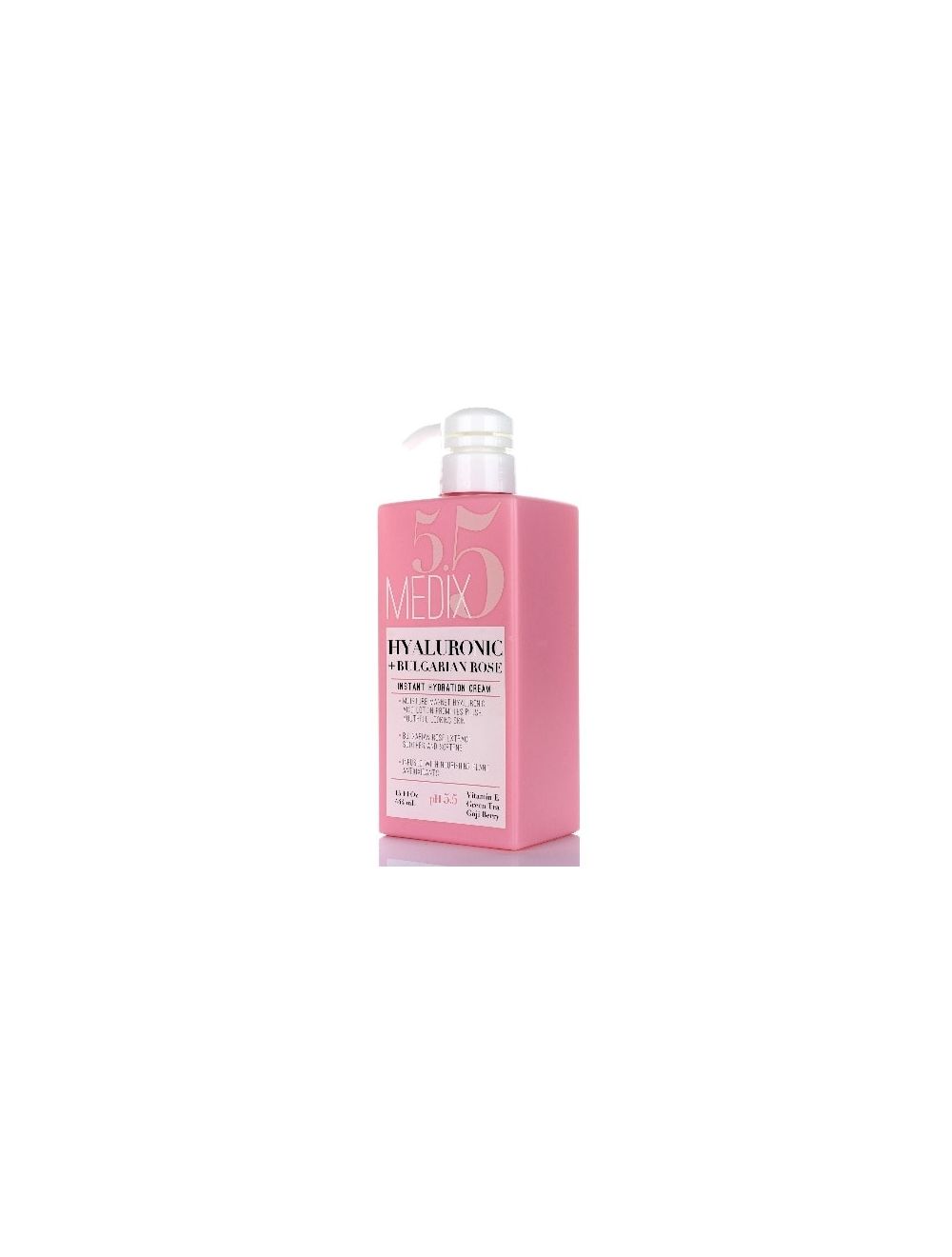 Medix 5.5 Hyaluronic Acid + Bulgarian Rose Instant Hydration Cream 444 ml