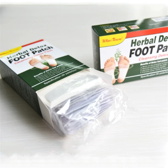 Wins Town Herbal Detox Foot Patch (30 patches per pack) | Cleansing Detox Pads