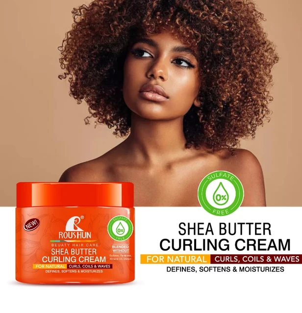 Roushun Shea Butter Curling Cream 350 ml