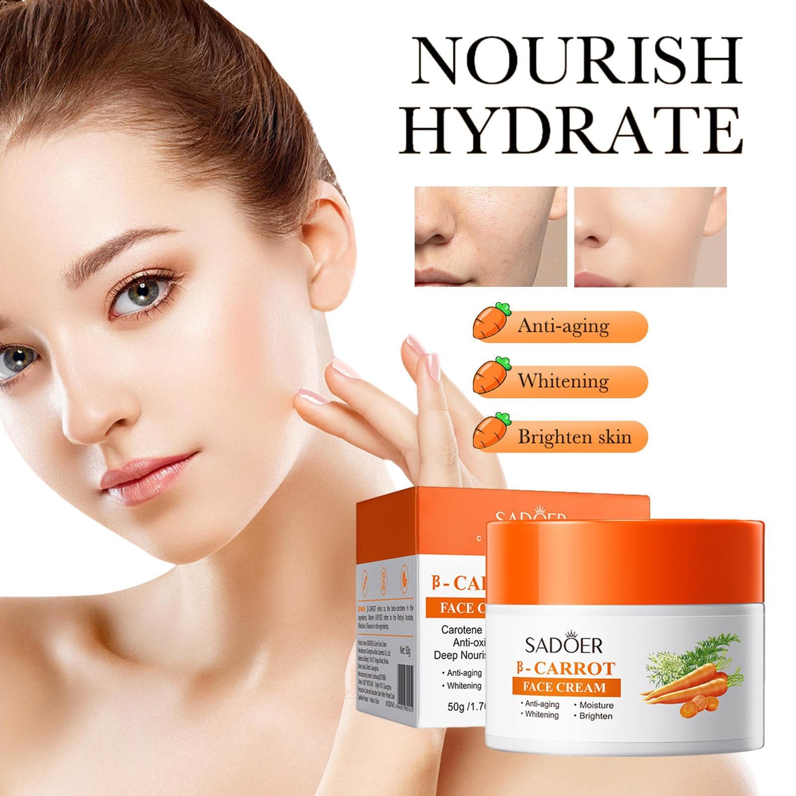 Sadoer B - Carrot Moisturizing Face Cream 50g