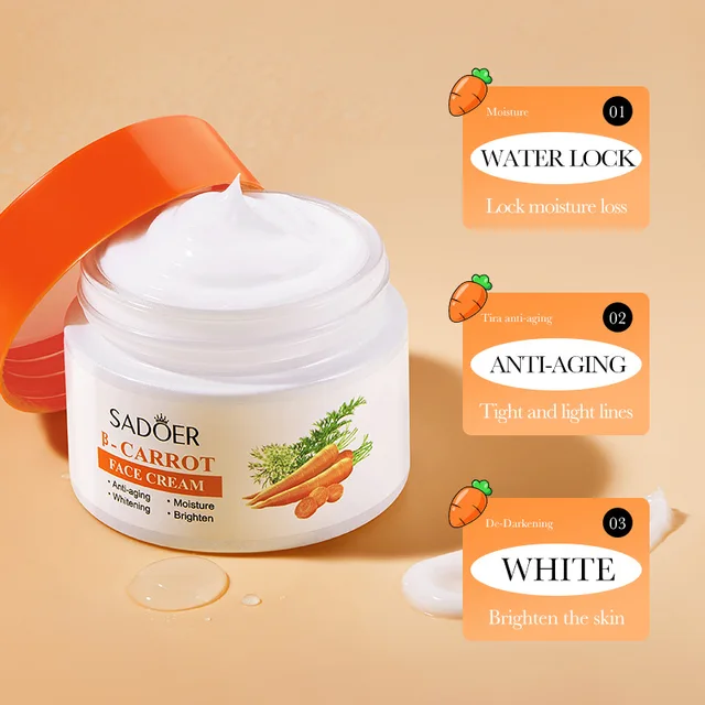 Sadoer B - Carrot Moisturizing Face Cream 50g